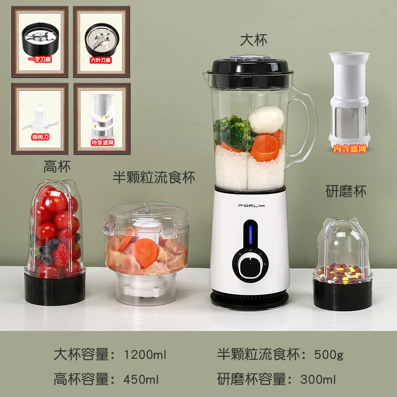 Mini Multifunctional Blender – Household Juicer, Food Processor, Smoothie Maker, Small High-Speed Mixer