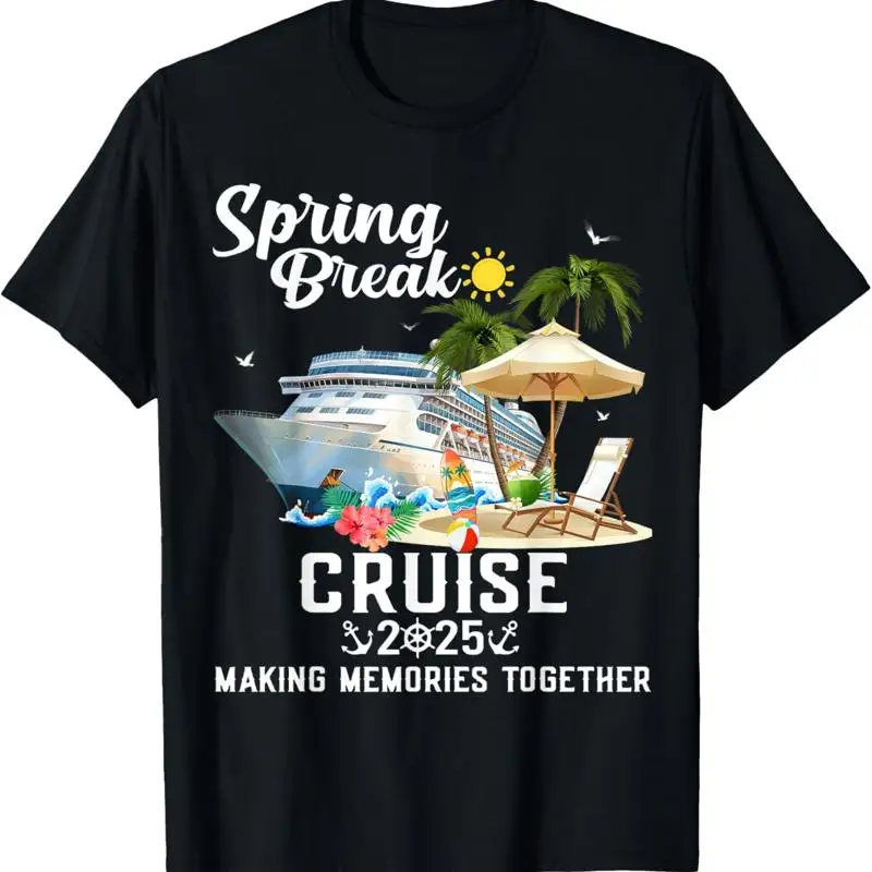 

Футболка Spring Break Cruise 2025 Making Memories Together