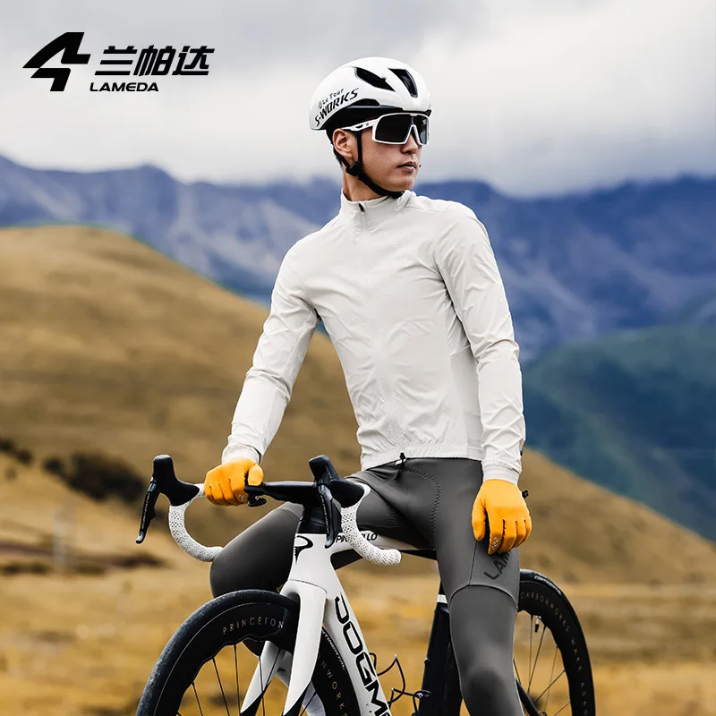 Lameda Men's Windbreaker Thin Breathable Cycling Jersey Windproof Waterproof Cycling Clothes For Men Bicycle  Jacket