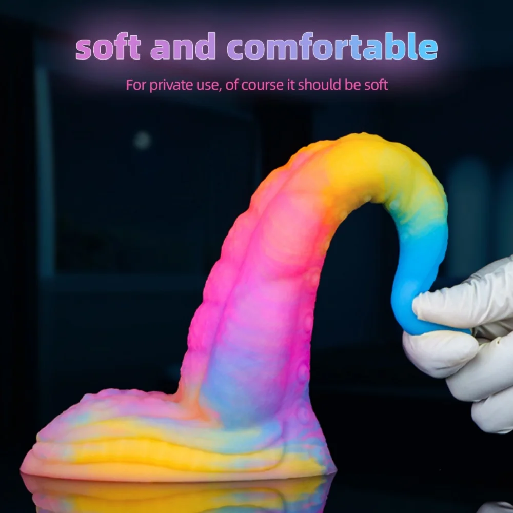 مضيئة الحيوانات دسار للنساء الرجال بعقب المكونات دسار مع شفط كأس سيليكون الشرج الاستمناء جهاز تدليك للبروستاتا الجنس لعب الكبار