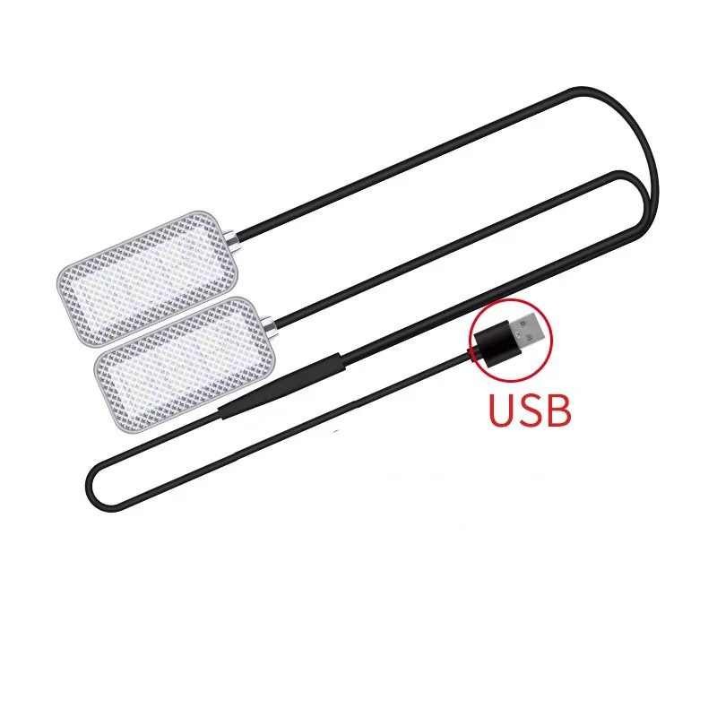 Car atmosphere light, interior without modification, LED atmosphere light, car mounted USB foot automatic light, music rhythm li