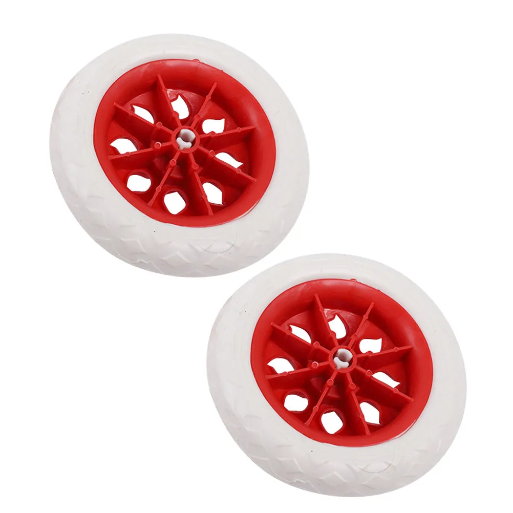 

2Pcs Replacement Cart Casters Plastic Stable Trolley Wheels Accessories Shopping Cart Wheels Quiet Smooth Rolling