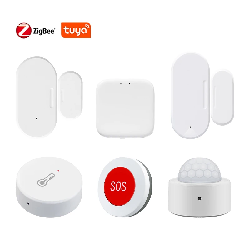 

Tuya Zigbee Wireless Siren Smart Burglar Door Alarm Home Alarm System Kit Security Alerte Device Maison