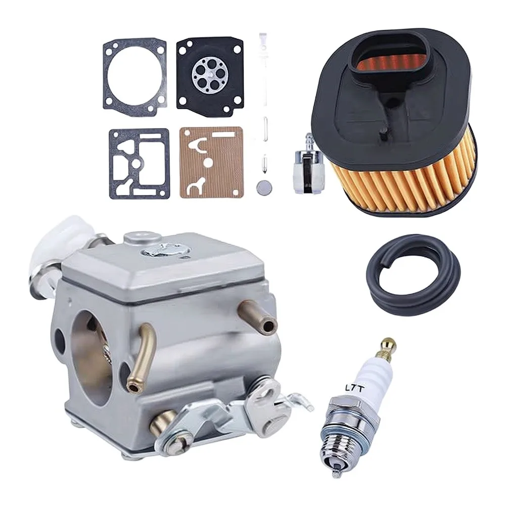 For Carburetor Replacement Kit for 372XP 365 362 372 371 Chainsaws Includes Fuel Filter for Air Filter 6 Parts