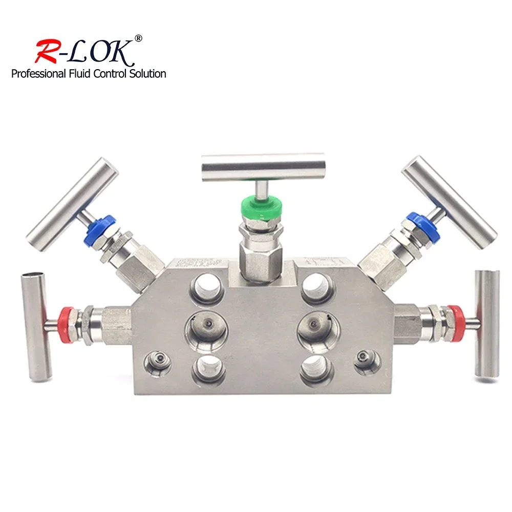 Instrumentation Manifolds 1/2npt 5 Valve Two Three Five Valve Two Block Two Equalizer Manifold  MXF Valve