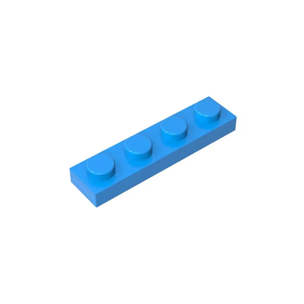 Gobricks – plaque MOC 1x4, 1 pièce, briques compatibles avec modèle 3710, blocs de construction, pièces pour enfants, Puzzle à assembler, jouets d'anniversaire