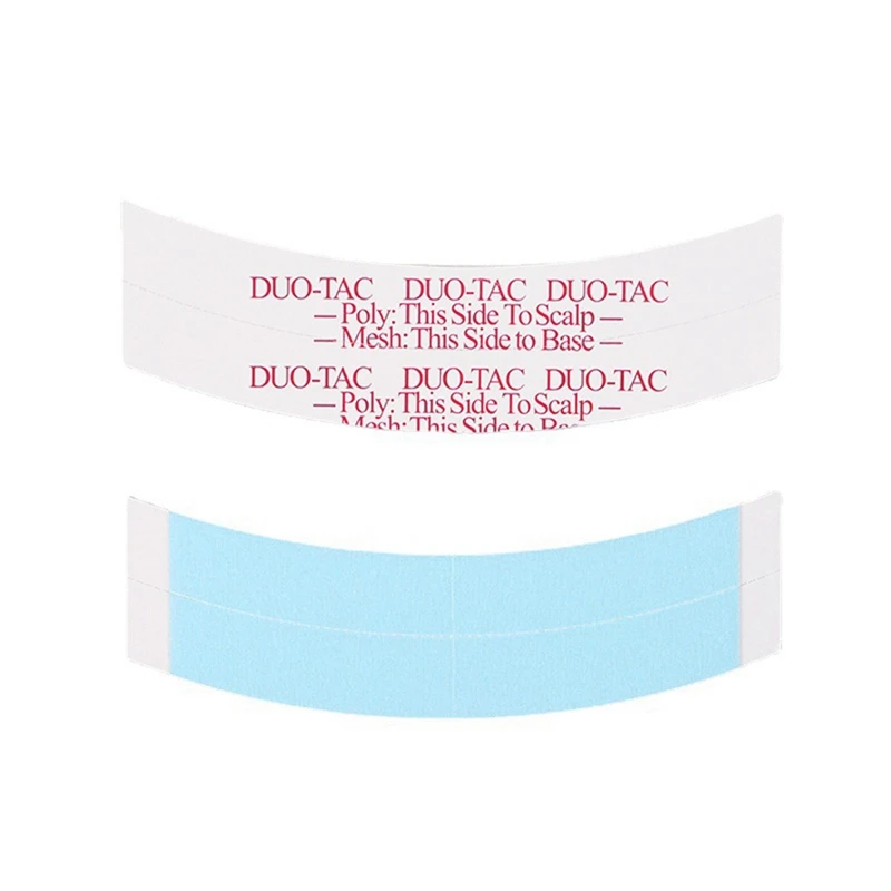 36 Stk/zak Super Sterke Duo-Tac Pruik Dubbele Tape Slitten Lijn Zijdige Zelfklevende Verlenging Haar Strips Voor Toupet/Kant Pruik Duurzaam
