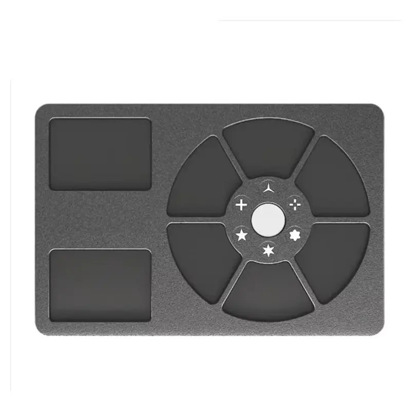 M11K-SN-15 Magnetic Screw Storage Plate For Mobile Phone Aluminum Alloy Small Parts Organizer Multi-Grid Screw Sorting Tray