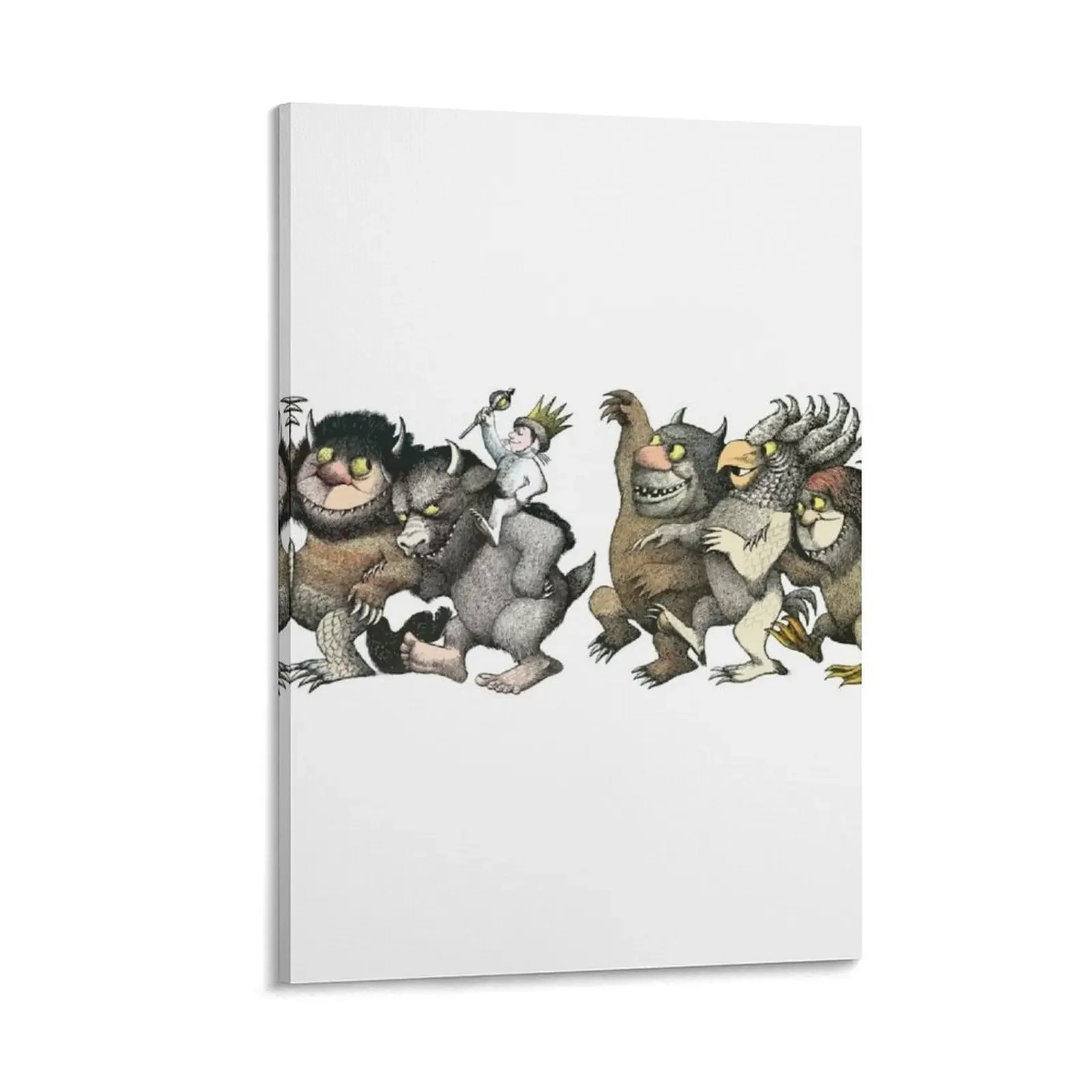 

Wild Things Romp Graphic Canvas Painting anime house decoration bedrooms decor