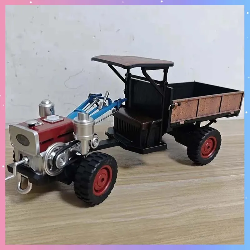 RC Car C8836 2.4G Remote Control Tractor Model Simulated Agricultural Farm Vehicle With Mist Spray LED Light Sound Effect Gift