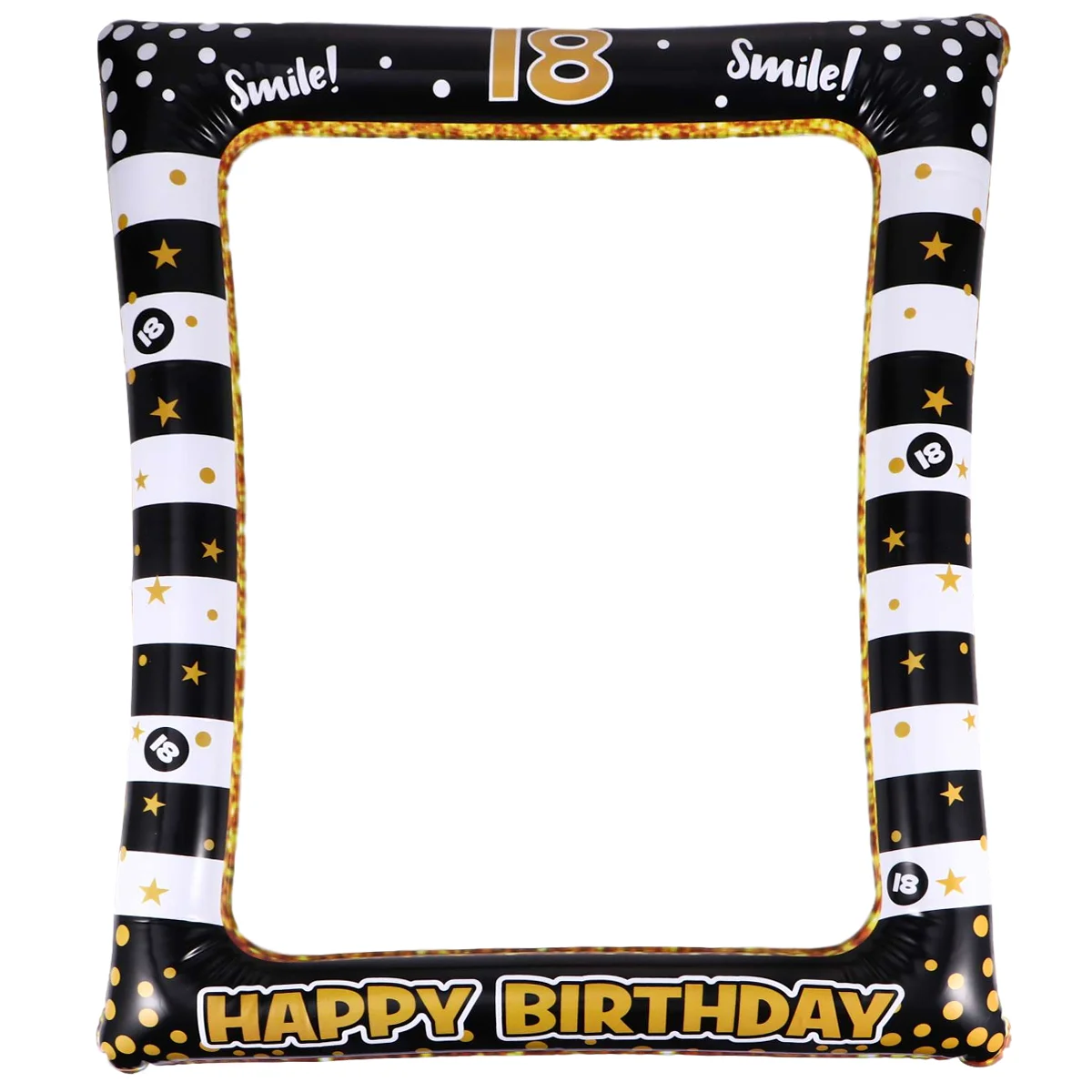 

Inflatable Photo Frame Birthday Themed PVC Party Picture Frames Props Supplies for Age 13