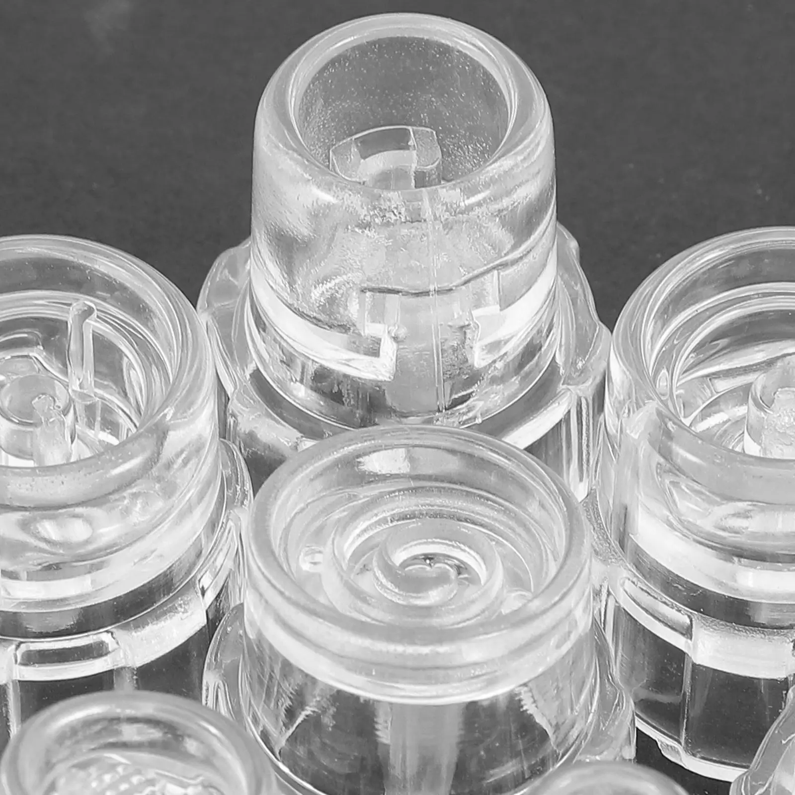 

8 Pcs Hydro Facial Machine Tips Replacement Heads Small Bubble Cleaning Beauty Accessories Safe Durable Plastic Material