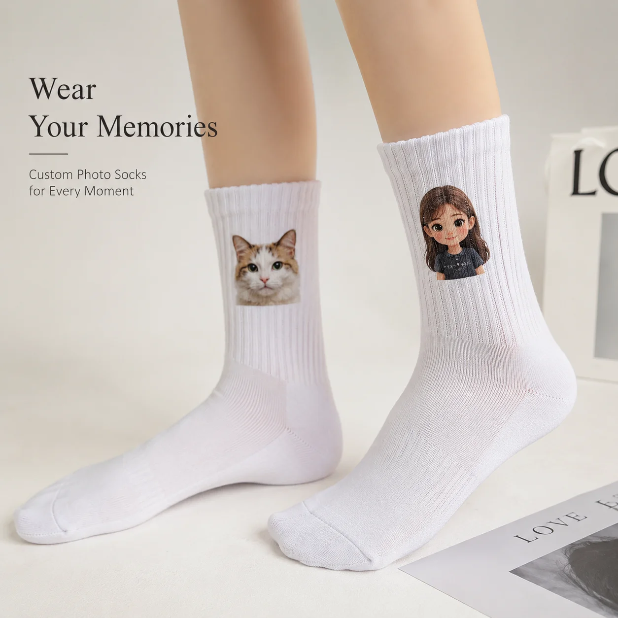 Personalisierte Foto-Socken fü – Photography Object Bewertung und Preis