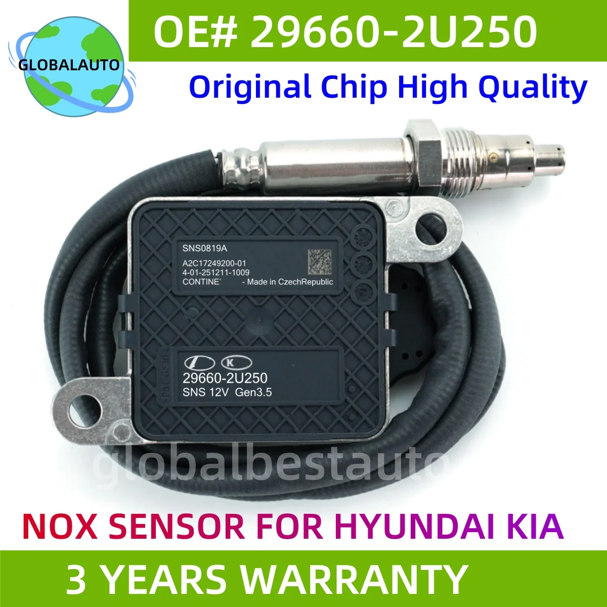 

29660-2U250 296602U250 High quality New Nitrogen Oxide Sensor For Hyundai Tucson Mk3 2017-2021 2.0 Diesel