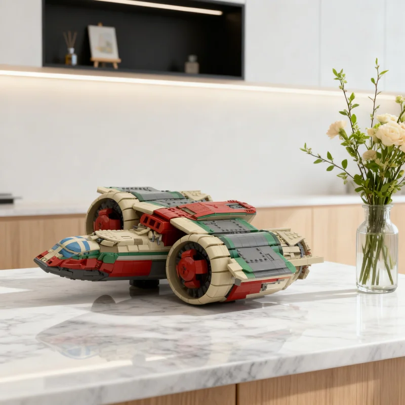 

3542 детали MOC Jasters Legacy: Модель звездной битвы в масштабе Playscale, конструктор, креативный подарок, DIY-декор для взрослых и детей, премиум-класс, для рабочего стола