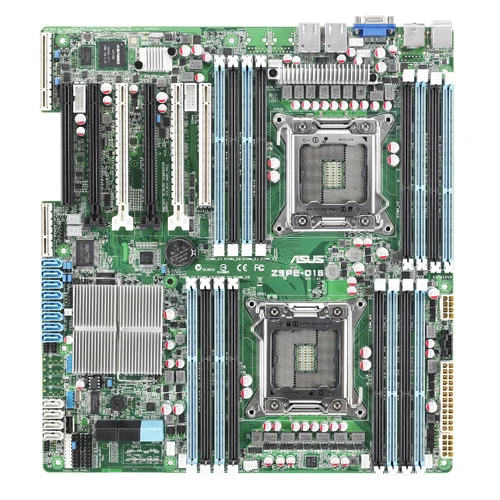 【ジャンク】ASUS Z9PE-D16C/2L cpu2個&メモリ16枚セット ASUS Z9PE-D16C/2L Server Motherboard Intel C602 Socket 2011DDR3