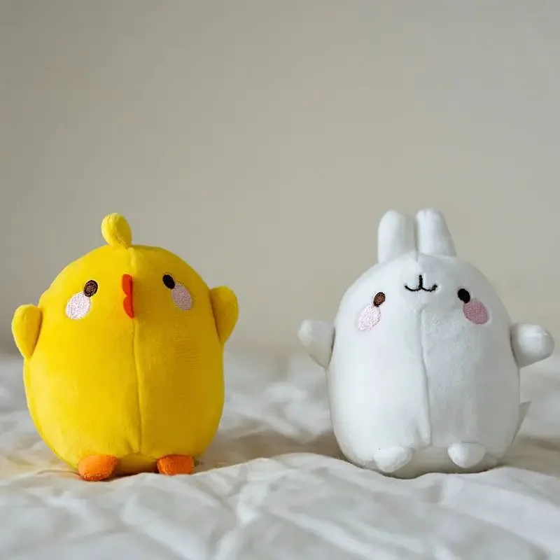 Authentic Molang Rabbit Plush Toys Wholesale Piupiu Little Yellow Chicken Keychain Pendant Toy PP Cotton Filled From China