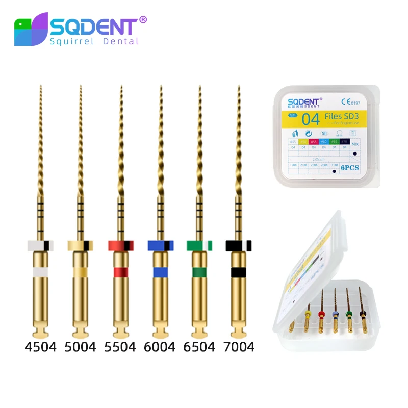 

NiTi Rotary Endo Files Root Canal Treatment Dental Kit 21/25/31mm Taper 0445 Recip Retreatment Flare Nitiflex Super XP Endo File