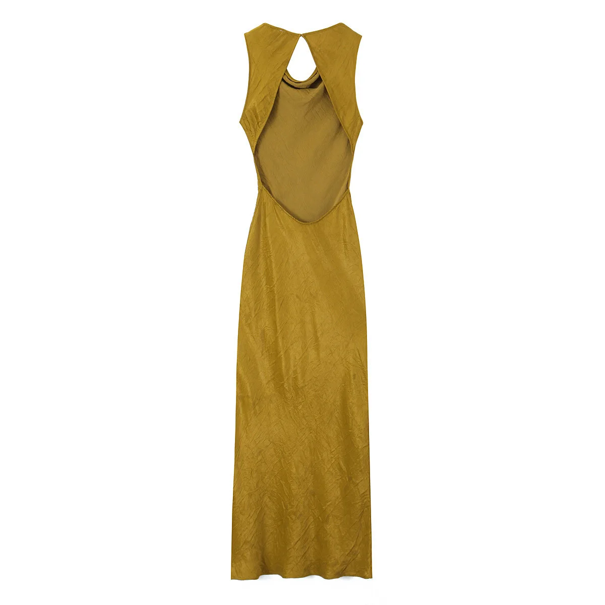 Women's Wrinkled Effect MIDI Dress For Women