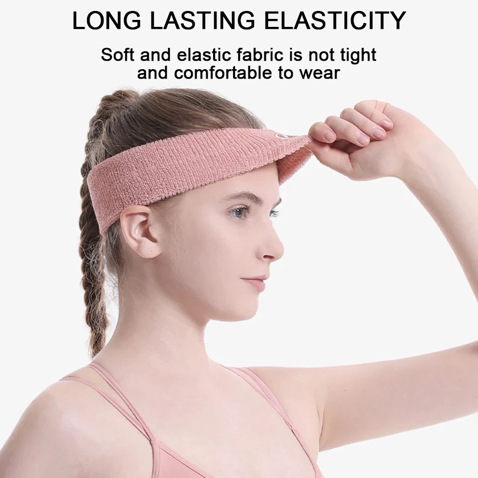 GOBYGO Exercise Headband Wristband Set Gym Sweatband Wristband Comfortable Exercise Weight Loss Shape Up Tennis Yoga Men Women image 3