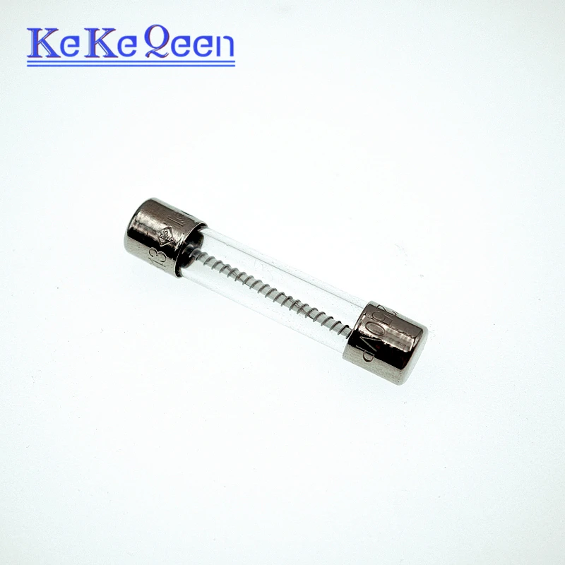 10PCS 6*32MM Slow Blow Glass Fuses Insurance Tube 6*32 313 FUSE 6x32mm T1A T2A T3A T6.3A T8A T10A T15A T20A 250V 0313