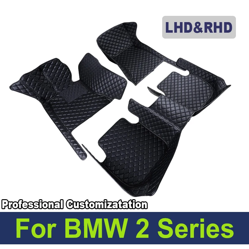 Custom 3D Full Coverage Car Floor Mats for BMW 2 Series F45 Active Tourer 2013-2020 Year Interior Details Accessories Carpet