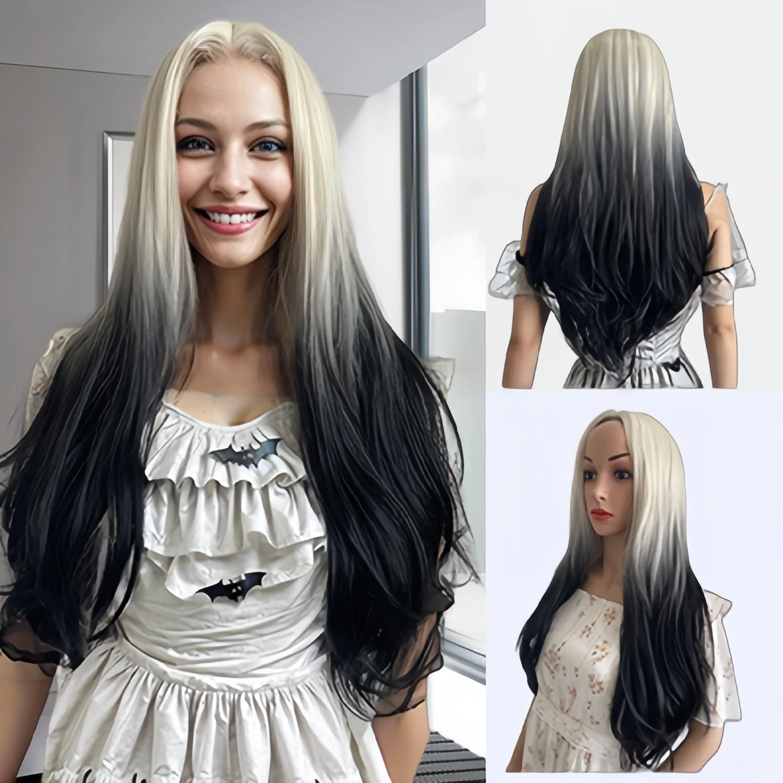 Long Synthetic Heat Resistant Wig For Women, 26 Inches, Cosplay Halloween Festival Wigs, Daily Party Cosplay