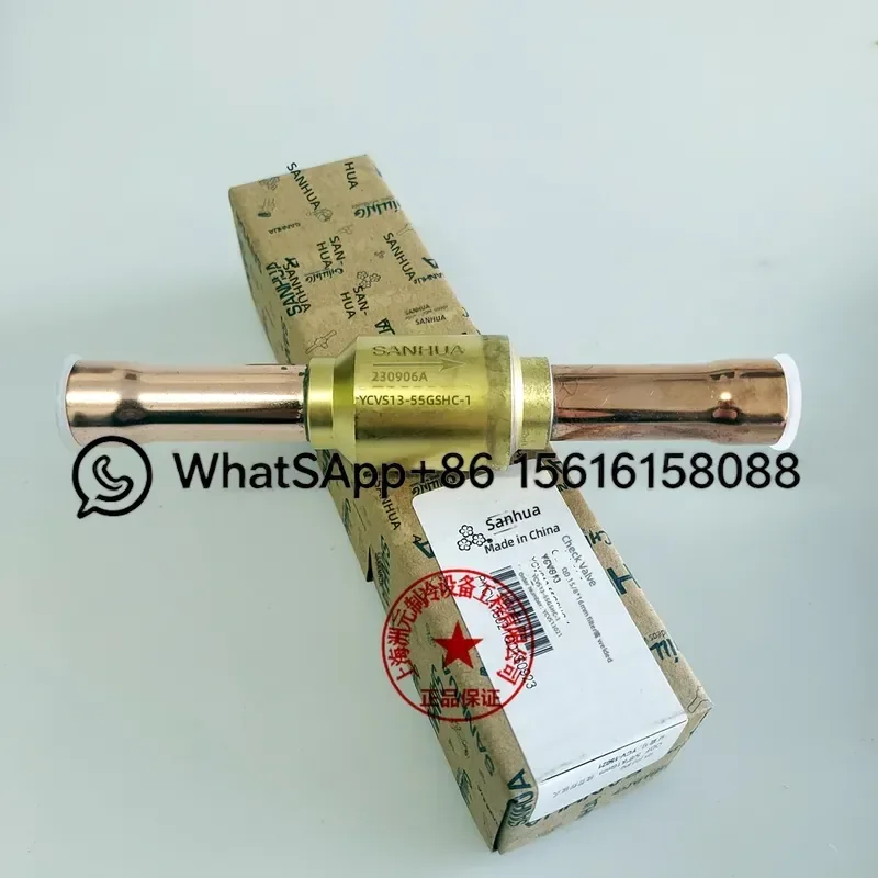 New Three Flower Check Valve for Chiller Ice Machine Air YCVS5-22GSHC-1 YCVS5-33GSHC-1 YCVS10-44GSHC- YCVS13-55GSHC-YCVS17-66