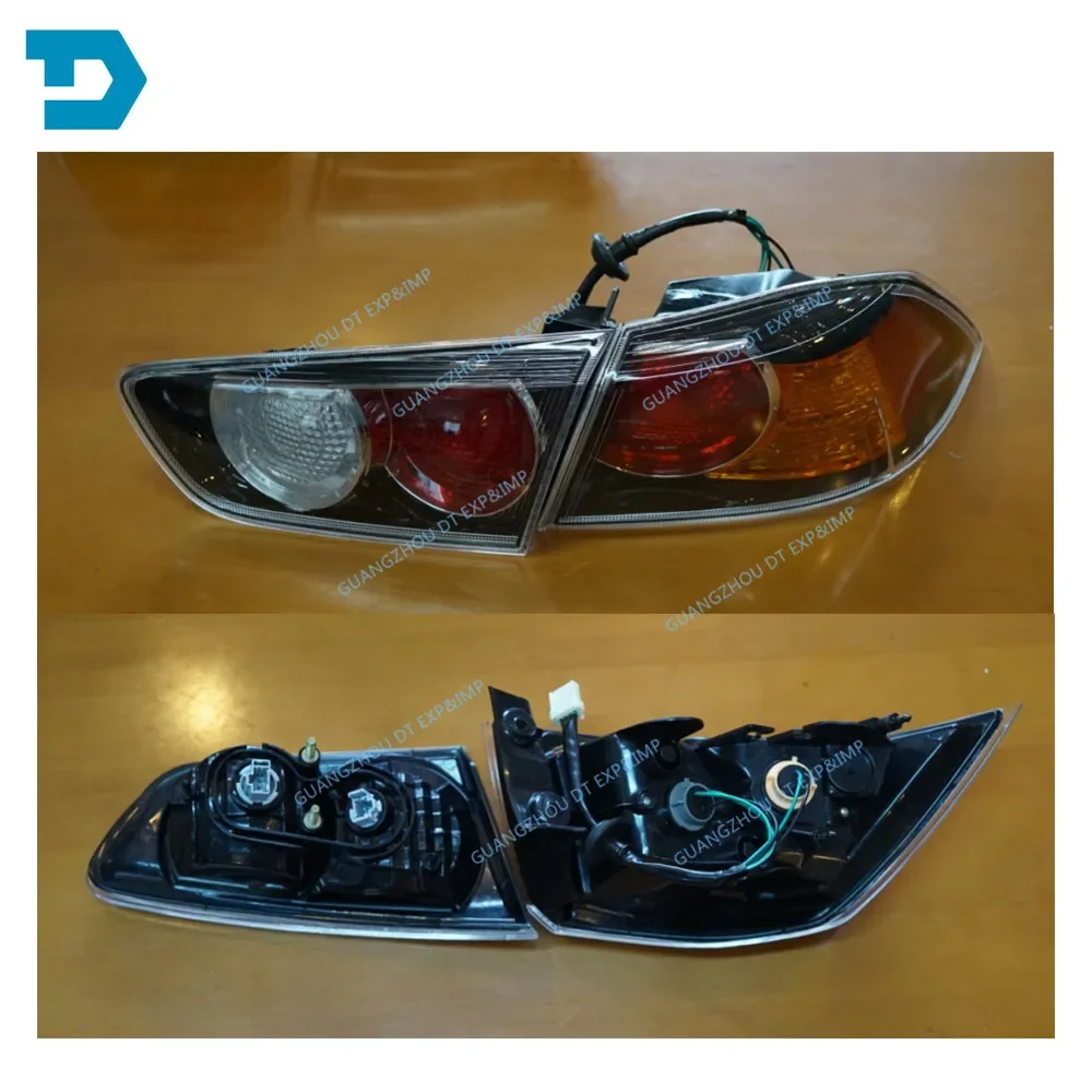 1 Piece with Rear Lights for EVO 10 Tail Lamp for Lancer Ex Black Lamps for Fortis Gt GDDT Light