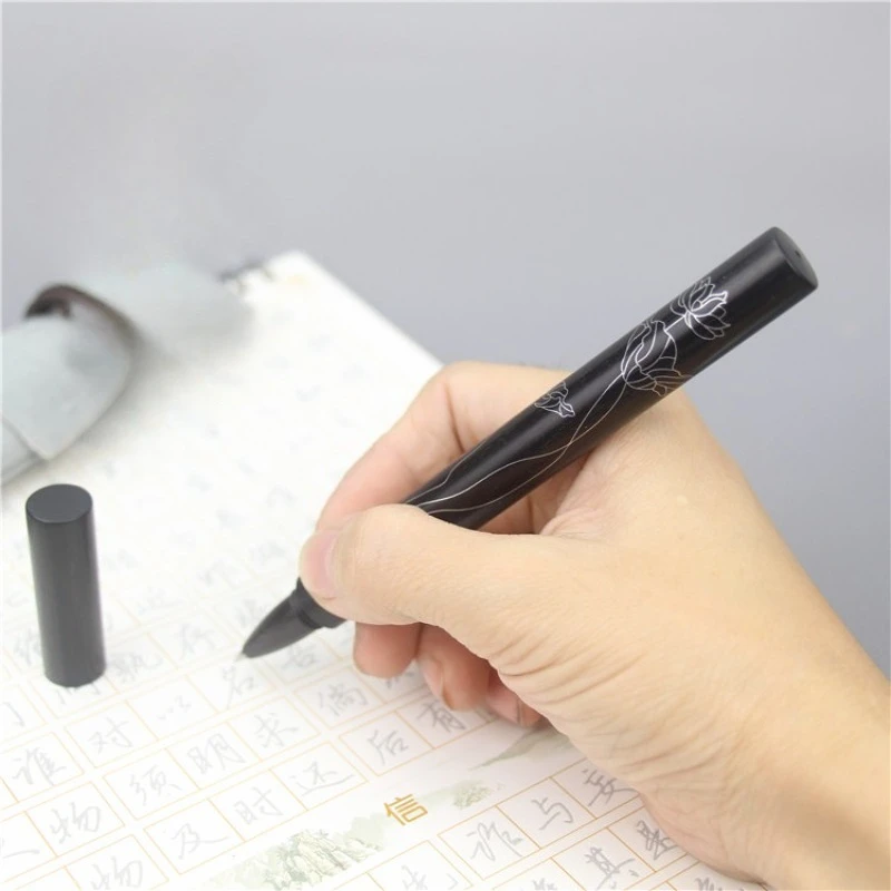 

Executive Ballpoint Pens Set Wooden Ball Pen with Copper Inlay Sandalwood Cute School Office Gel Pens Writing Smooth Stationery