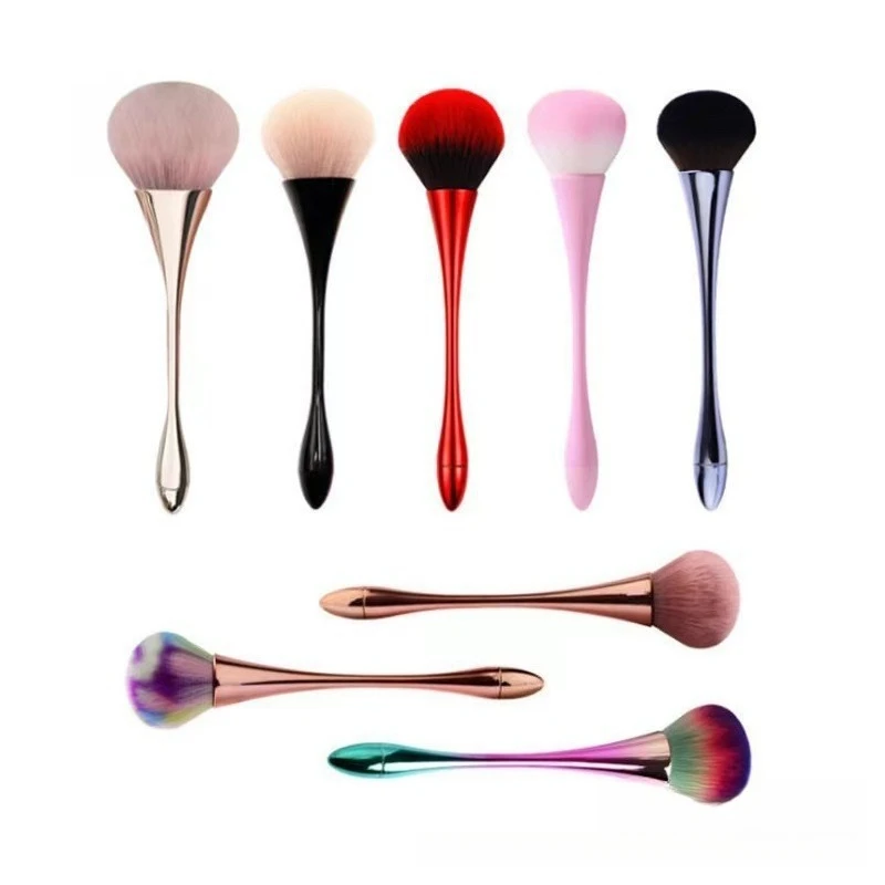 Poederblushborstel Professionele make-upborstel Grote cosmetische gezichtscont Cosmetische lange pool Gezichtscont brocha colorete Make-uptool
