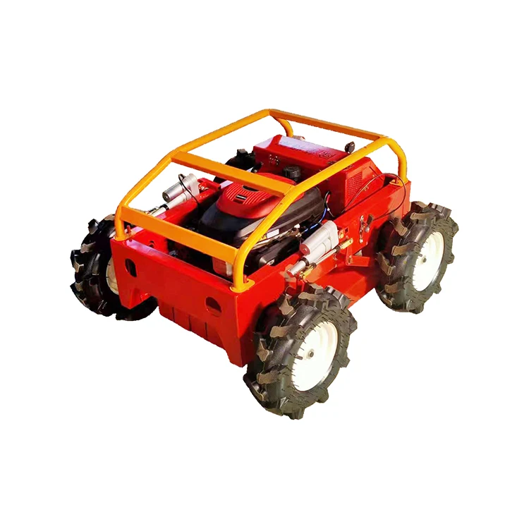 Remote Control Lawn Mower, Mountain Climbing Lawn Mower, Mini Gasoline Lawn Mower