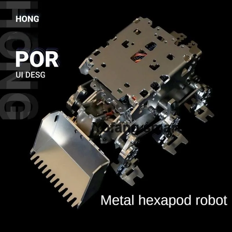 Mg90S Spider Robot Metallo Hexapod Robot Bulldozer Robot Per Arduino Kit FAI DA TE App Creatore di Controllo Per NANO Robot Programmabile RC Giocattolo