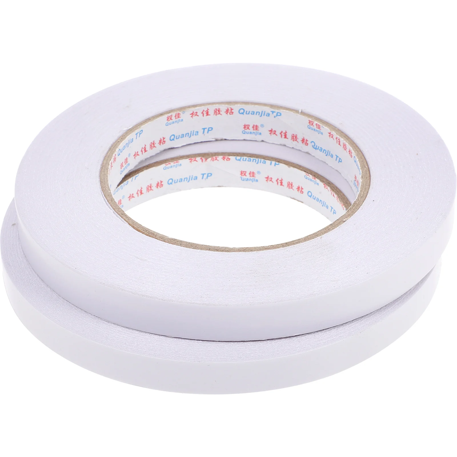 

2 рулона двусторонней клейкой ленты длиной 50 м, прочная, для скрапбукинга, изготовления открыток, поделок своими руками, бумажная лента, двусторонняя клейкая лента для монтажа