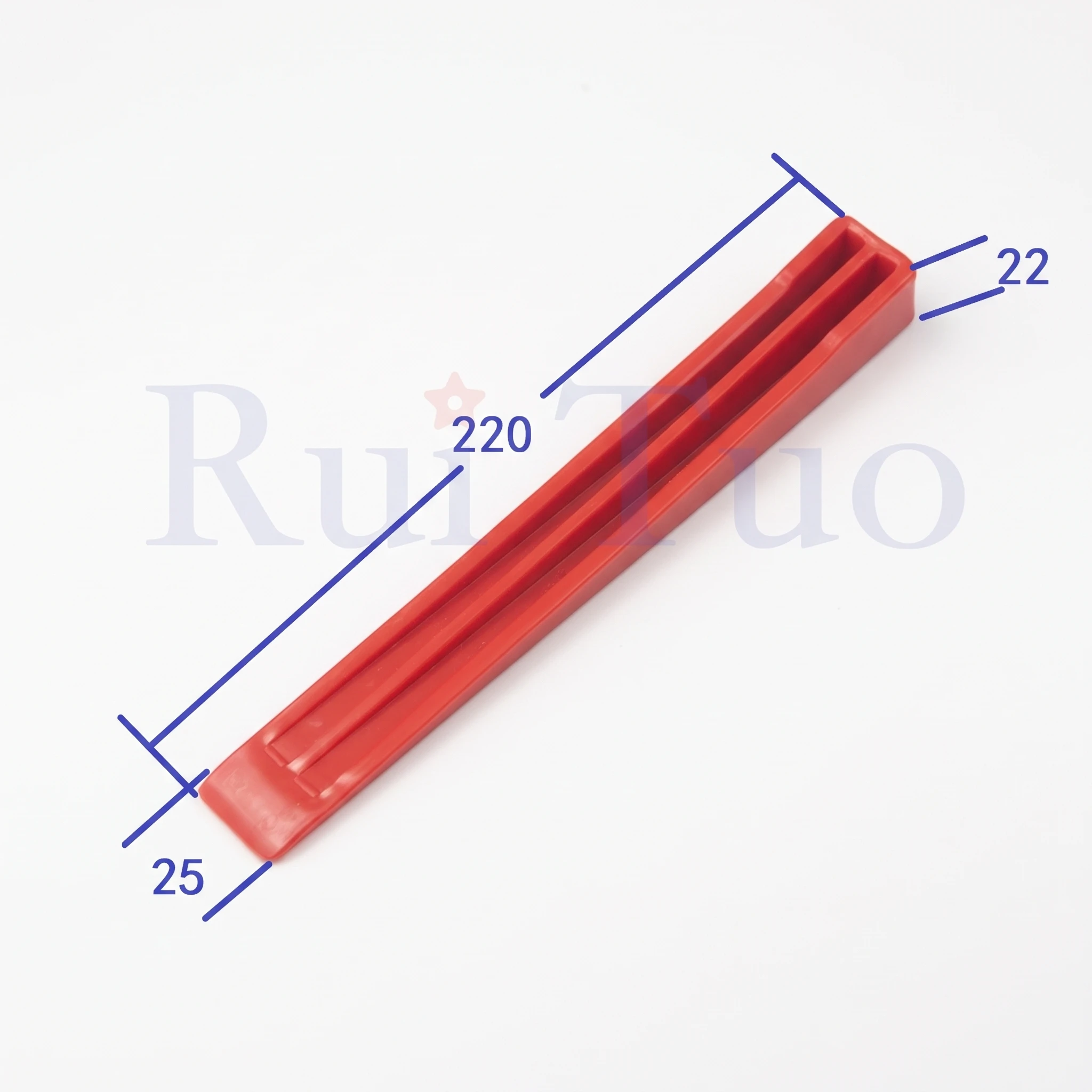 Plastic Paper Wedge Stopper Block Red White Triangle Pad for Offset Printing Press Machine Spare Parts