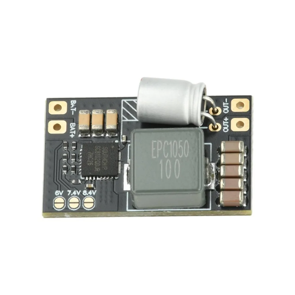 1PC BEC Step-down Module 5A 2-6S 5V/6V/7.4V/8.4V Multi Voltage Output Switchable BEC Module for Aircraft FPV Fixed Wing