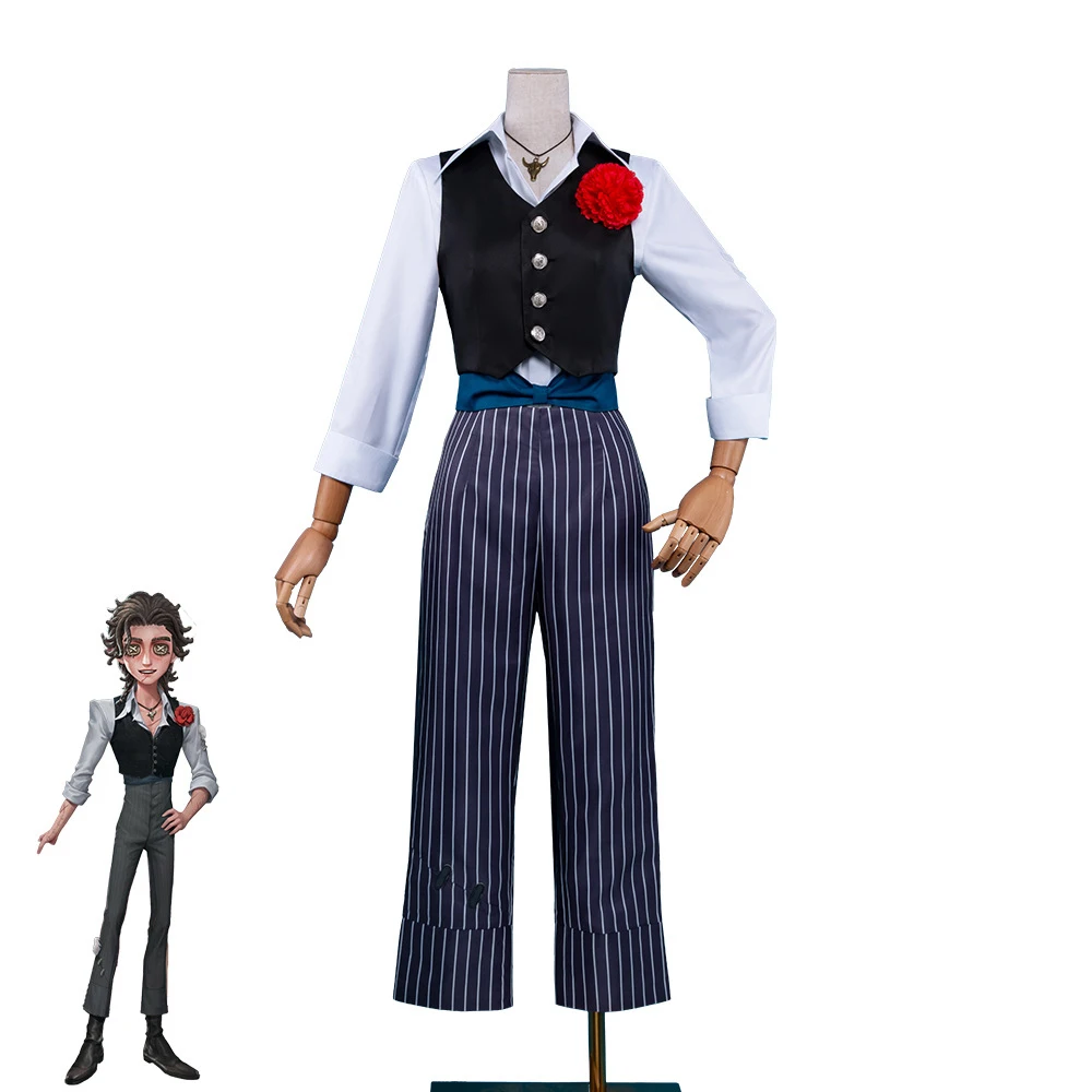 Men's Identity V Hernando Romero Matador Cosplay Costume Anime Game Bullfighter Outfit for Halloween Party Role Play