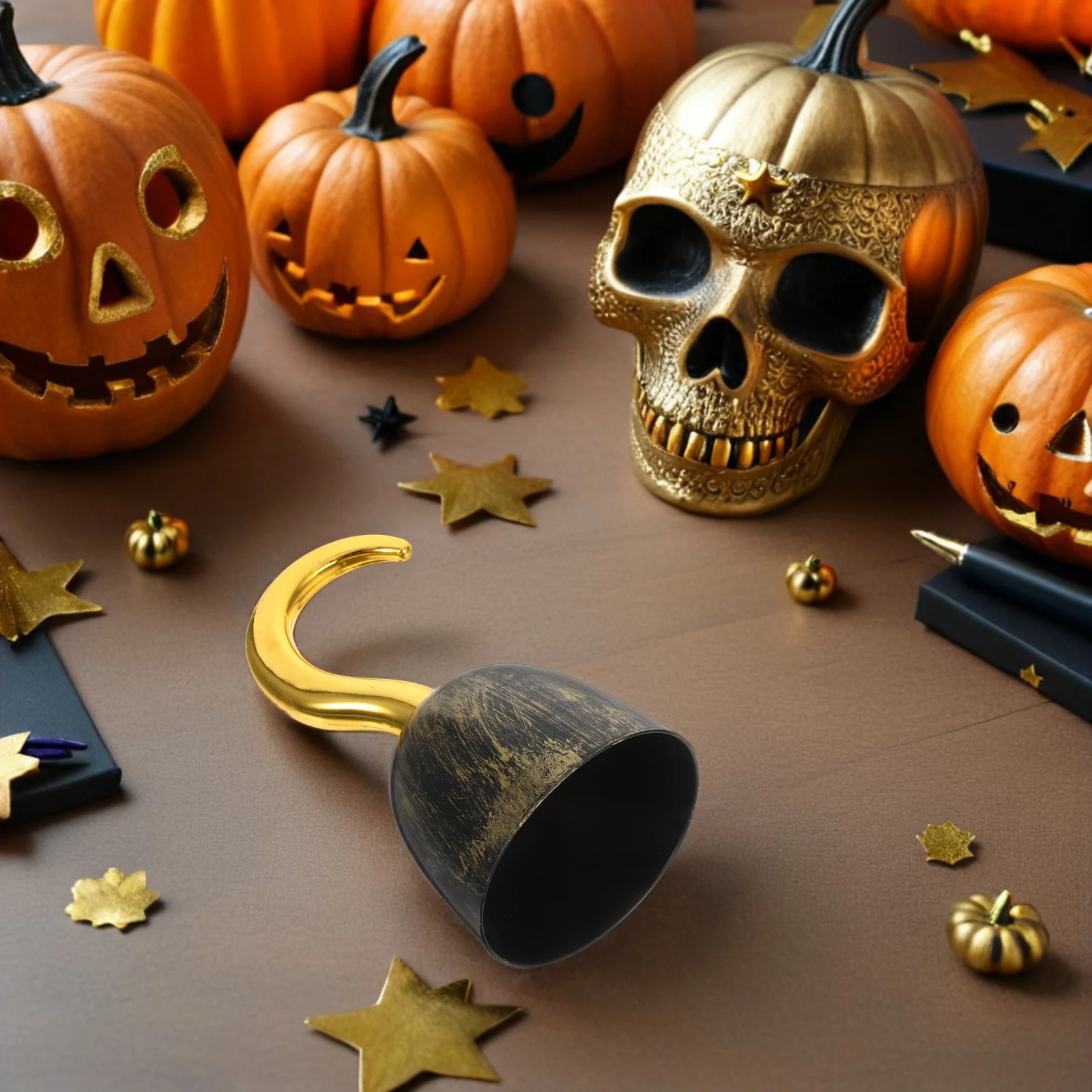 

Halloween Pirate Hook Costume Party Prop Stage Performance Accessory Cosplay Pirate Party Supplies Captain Props