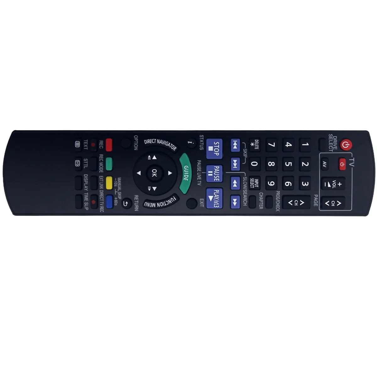 Remote Control N2QAYB000462 Replacement for PANASONIC DVD Recorder DMR-EX773EB-K DMR-EX83EB-K DMR-EX86EB-K