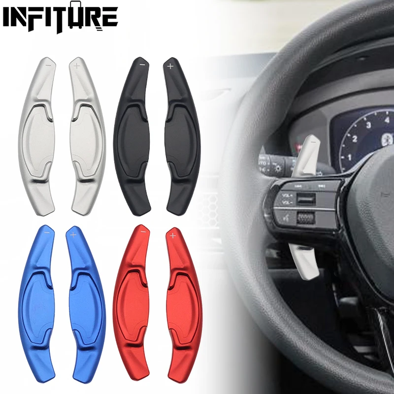

For Honda 2023 CRV 11th Generation CIVIC Car Steering Wheel Shifter Paddle Extension Gear Stickers Car Accessories