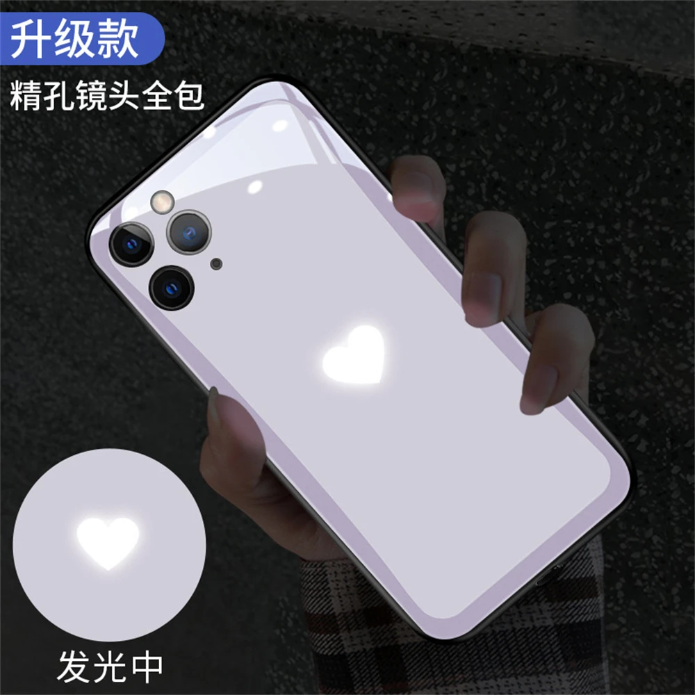 Mobile Phone Case Intelligent Control Incoming LED Light Luminous Protective Cover For Huawei Nova 9 8 7 SE Pro Honor 50 Pro P50