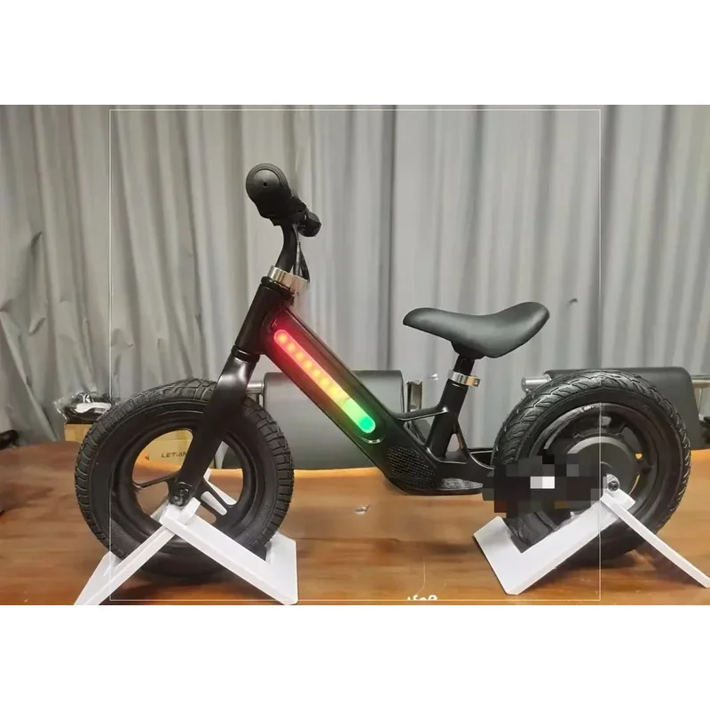 24V 180W Mini Bicycle For With Light And Music 12 Inch Balance Children Electric Bikes