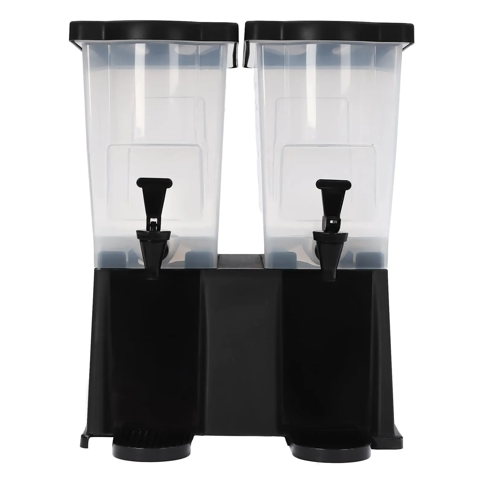 

6 Gallon Beverage Dispenser, 22L Double Tank Juice Dispenser w/ 2-Faucets, Commercial Drink Dispenser, Detachable Plastic Tanks,