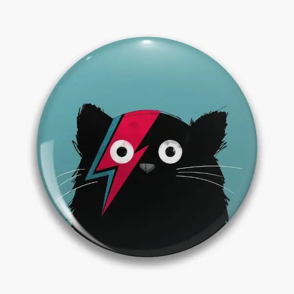 Cat Bowie  Soft Button Pin Jewelry Women Hat Collar Cute Lover Cartoon Creative Fashion Metal Lapel Pin Funny Badge Clothes