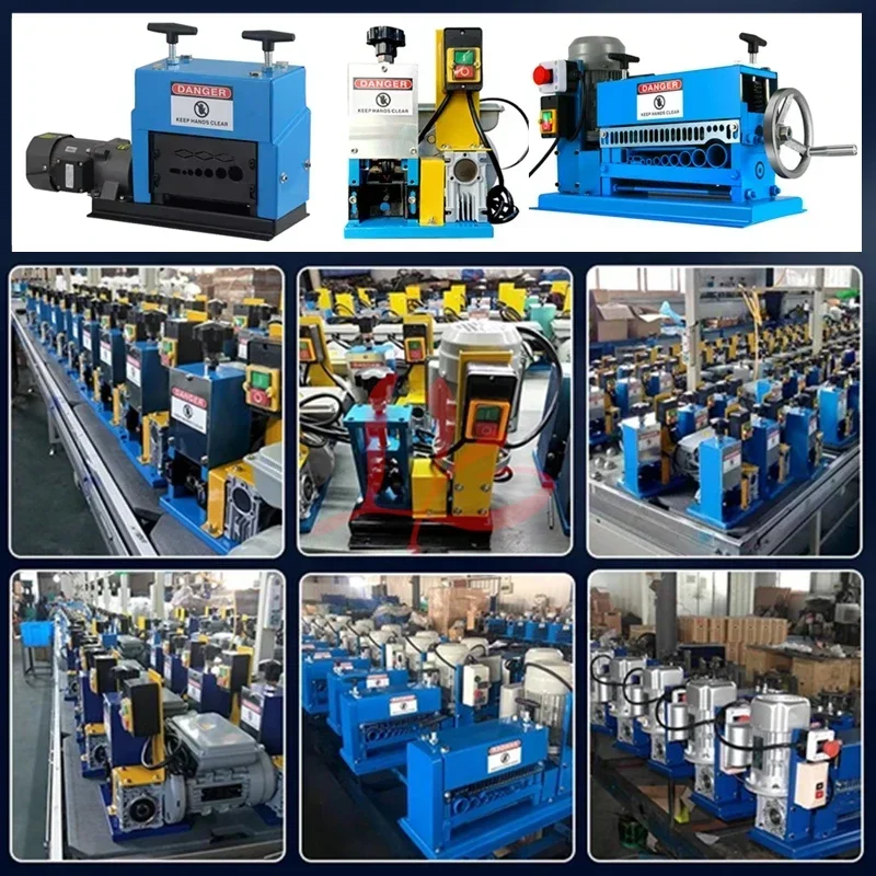 Electric Wire Stripping Machine LY370/750W with Blade 1-38mm Cable Stripper for Removing Plastic Rubber From Wire Copper Recycle