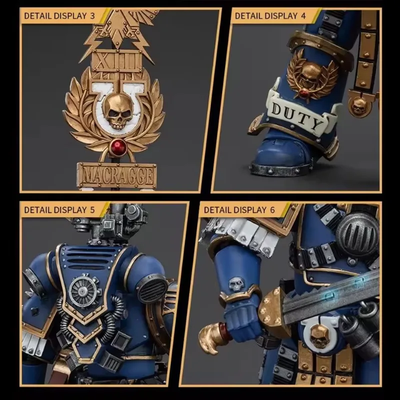 Warhammer The Horus Heresy 1/18 figurines d'action Ultramarines Remus Ventanus avec articulations articulées Anime militaire à collectionner