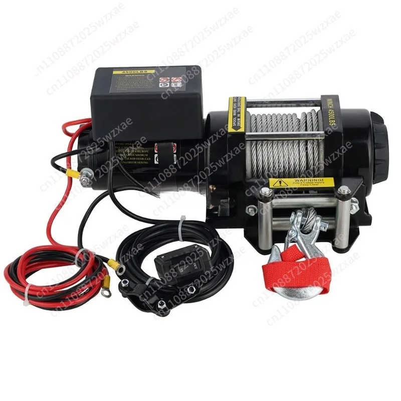 12V/24V 4500 Pound  Winch, ATV Winch, Car Winch, Portable Winch