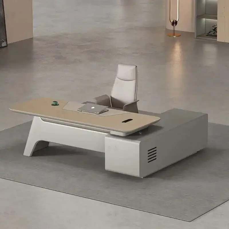 Luxury Wooden Office Desk Computer Standing Gaming Bedroom Drawer Office Desk Conference Storage Long Ufficio Unique Furniture