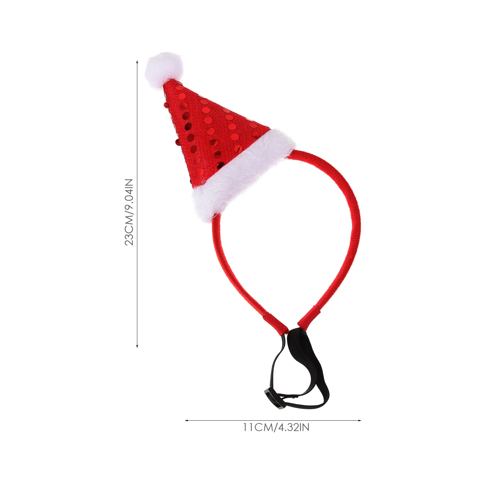 

Pet Christmas Headdress Unique Creative Headband Easy on Off Flexible Construction Stylish Design Kitten Puppy Party Supplies