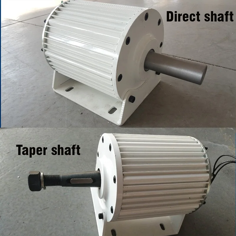 Imagem -05 - Gerador e Turbina Eficientes de Baixa Velocidade 5000w 10000w 15000w 20000w 500 Rpm 12v a 380v Gerador de Ímã Permanente sem Engrenagens